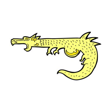 komik karikatür Ortaçağ ejderha