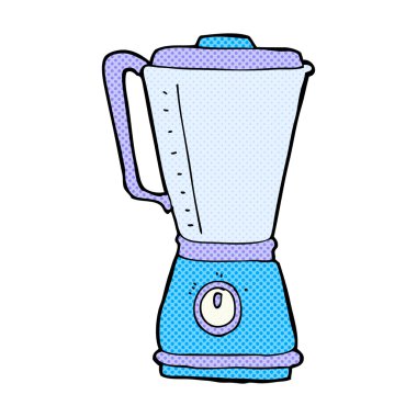komik karikatür mutfak blender