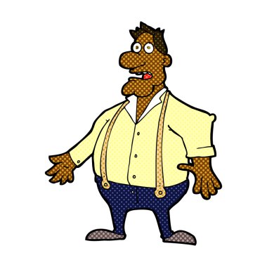 çizgi çizgi film şok adam