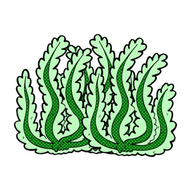 komik karikatür deniz yosunu