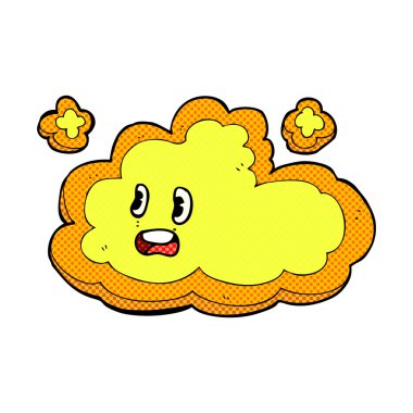 komik karikatür bulut