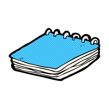 komik karikatür not defteri