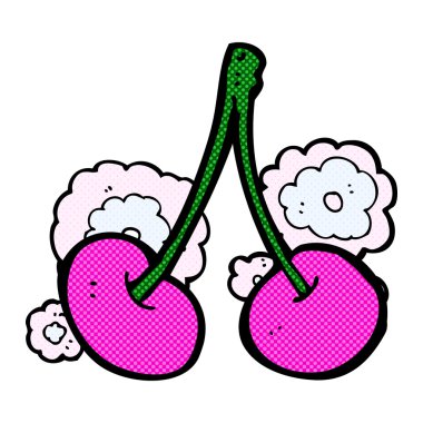 komik karikatür kiraz