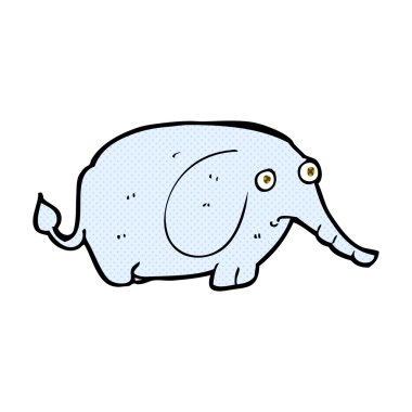 çizgi çizgi film üzgün küçük fil