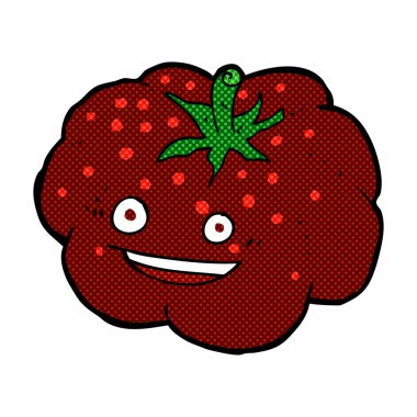 komik karikatür mutlu domates