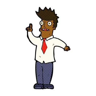 fikir adamla komik karikatür