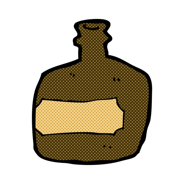 Komiksově kreslenou whisky sklenice — Stockový vektor