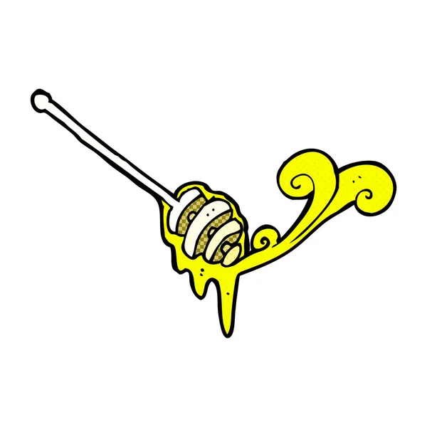 Kartun komik tongkat madu - Stok Vektor