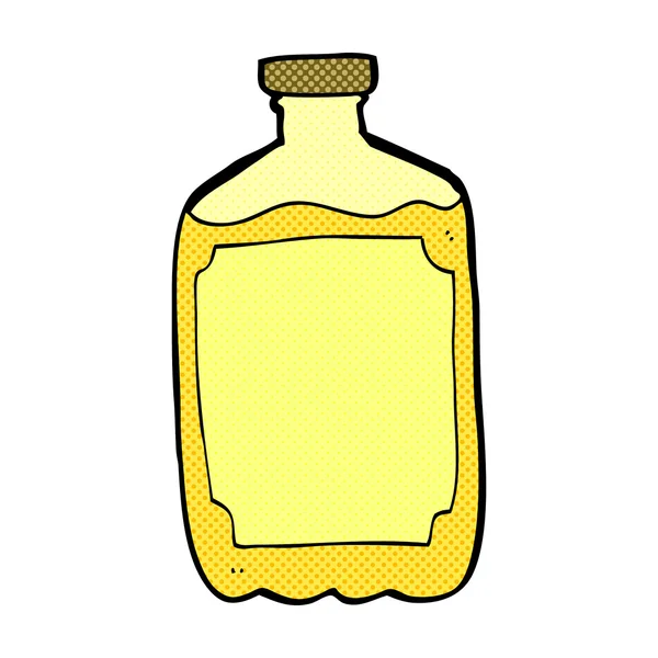 Comic cartoon water bottle — стоковый вектор