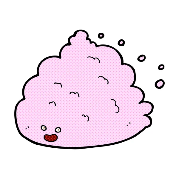 Personaje cómico nube de dibujos animados — Vector de stock