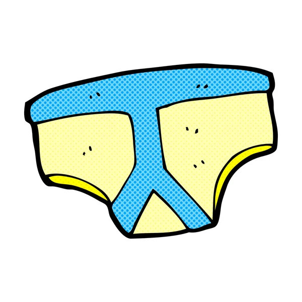 Comic cartoon underpants — Stock Vector