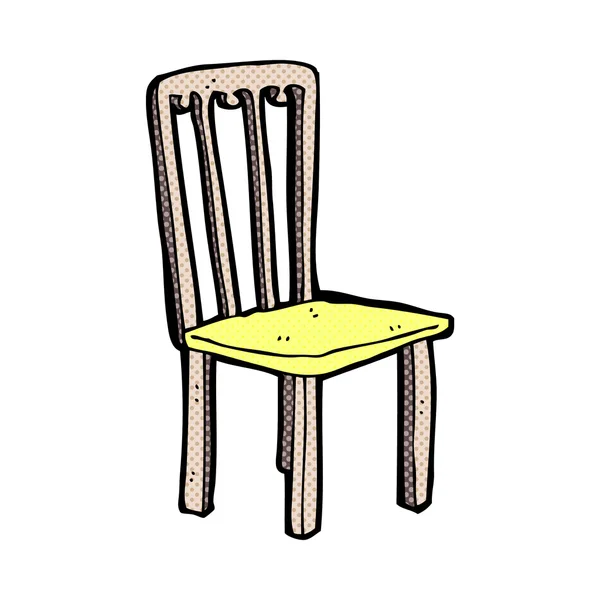 Bande dessinée vieille chaise — Image vectorielle