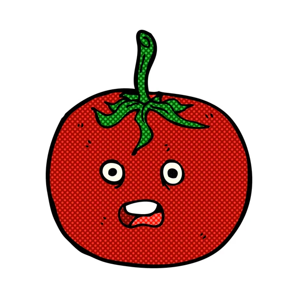 Tomate de dibujos animados cómicos — Archivo Imágenes Vectoriales