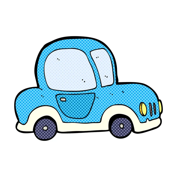 Cómic coche de dibujos animados — Vector de stock