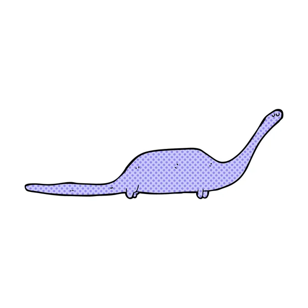 Comic cartoon dinosaur — Stock Vector