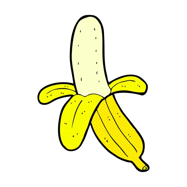 Komiksově kreslenou banán — Stockový vektor