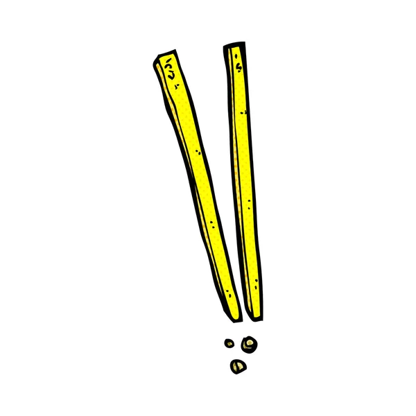 Comic cartoon chopsticks — Stock Vector
