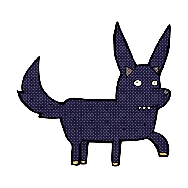 Komiska tecknade vilda hund — Stock vektor