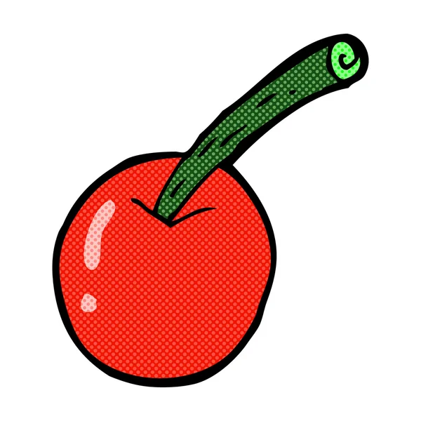 Комический символ вишни — стоковый вектор