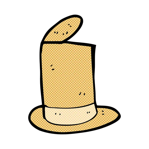Komiska tecknad gamla hatt — Stock vektor