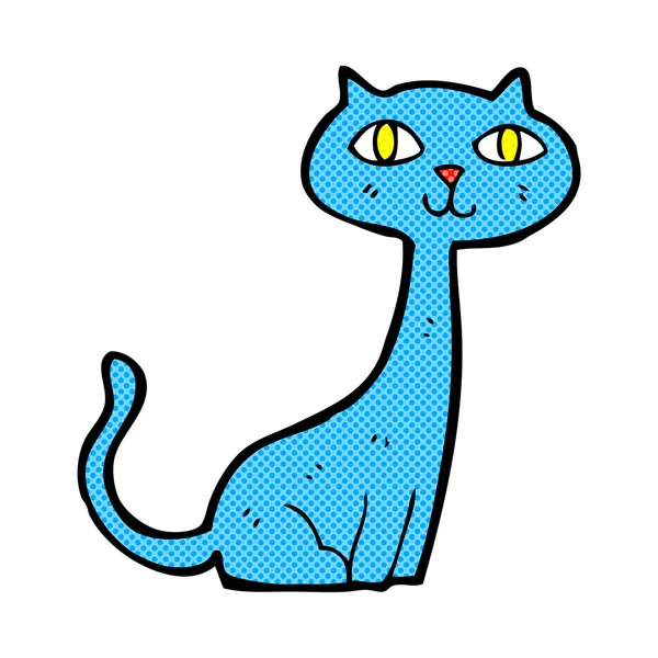 Gato de dibujos animados cómicos — Archivo Imágenes Vectoriales