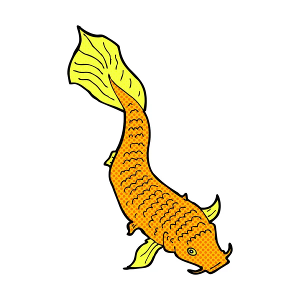 Komiks kreskówka ryb — Wektor stockowy