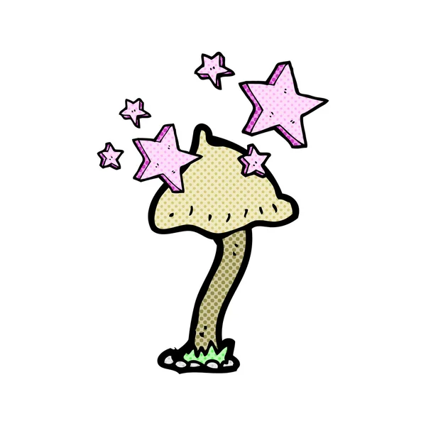 漫画卡通蘑菇 — 图库矢量图片
