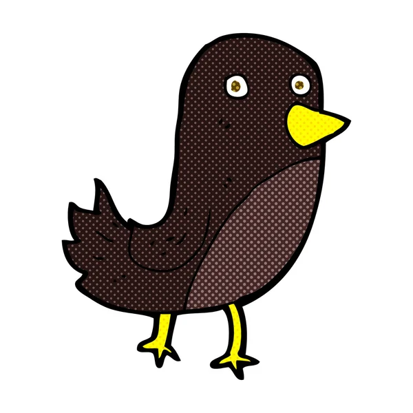 Vicces rajzfilm madár — Stock Vector