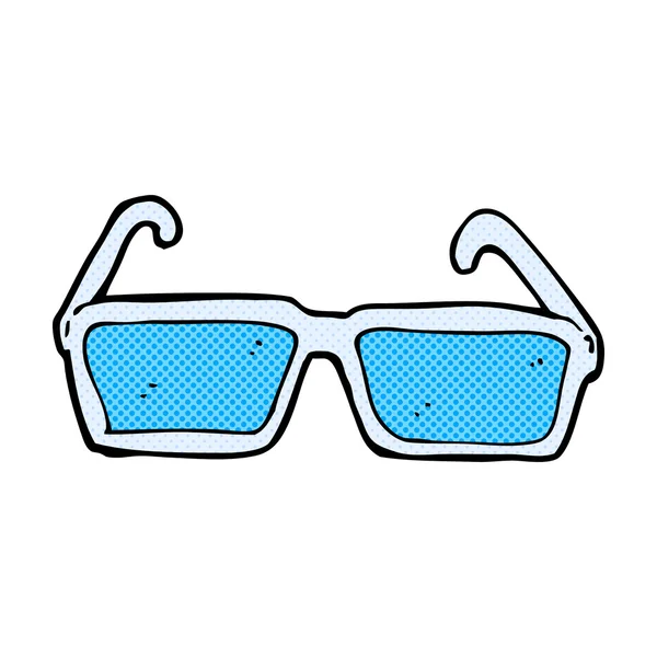 Komiska cartoon glasögon — Stock vektor