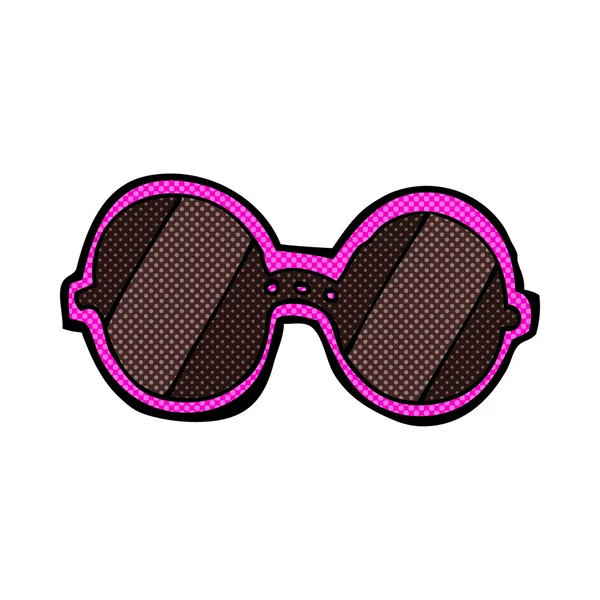 Komiska cartoon solglasögon — Stock vektor