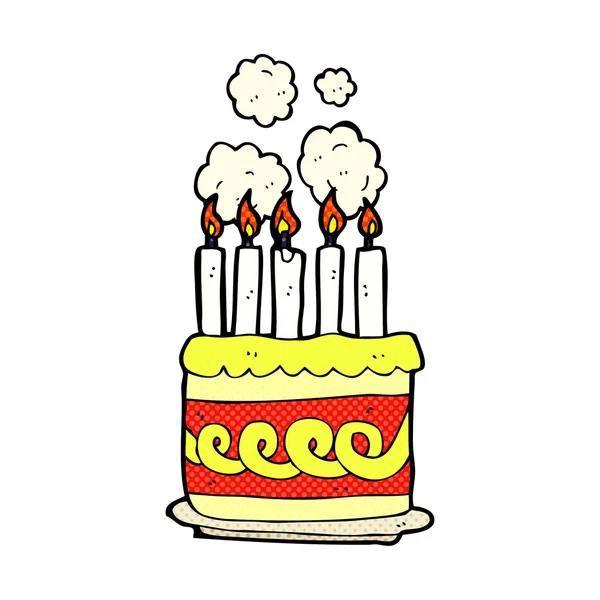 Комедійний мультфільм торт — стоковий вектор