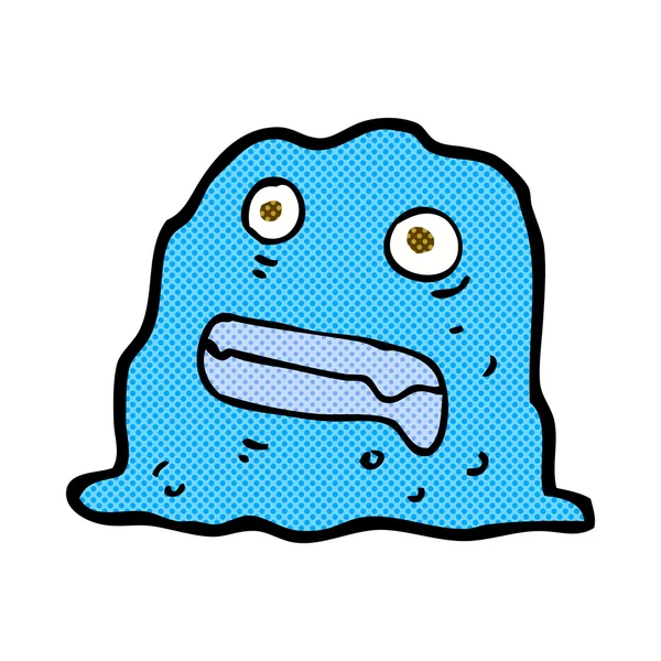 Comic cartoon slime creature — Stock Vector