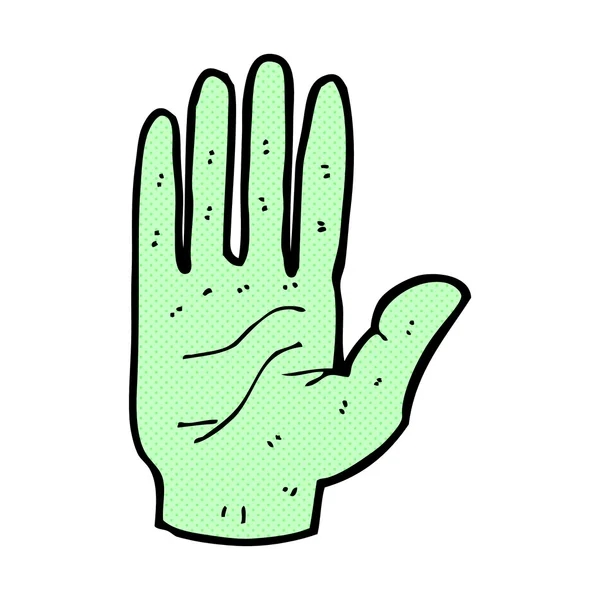 Комічна мультяшна рука зомбі — стоковий вектор