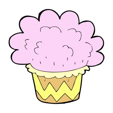komik karikatür cupcake