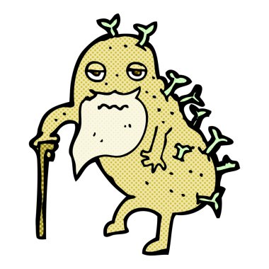 komik karikatür eski patates