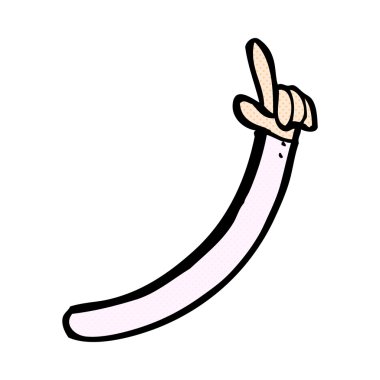 komik karikatür işaretleme kol