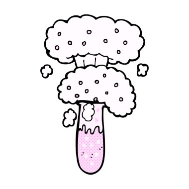 komik karikatür bilimsel deney