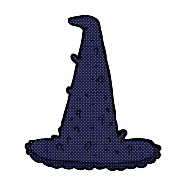 komik çizgi film korkunç cadı şapka