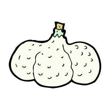 komik karikatür sarımsak