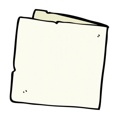 komik karikatür boş kartı