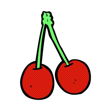 komik karikatür kiraz