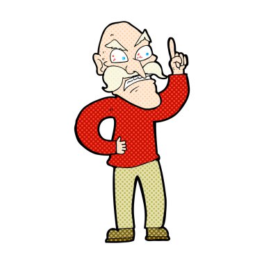 komik karikatür ihtiyar kuralları döşeme