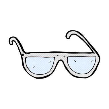 komik karikatür gözlükler