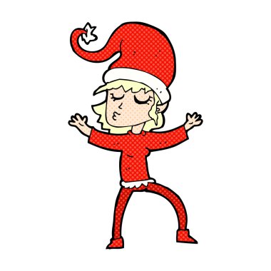 Noel Baba'nın Yardımcısı komik karikatür