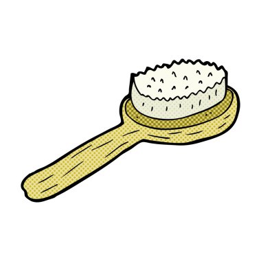 komik karikatür eski fırça