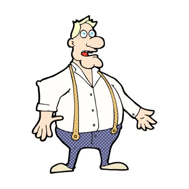 çizgi çizgi film şok adam