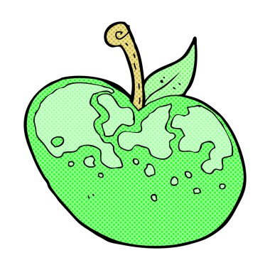 komik karikatür elma