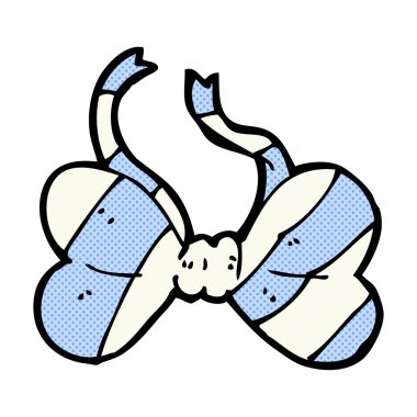 komik karikatür çizgili papyon