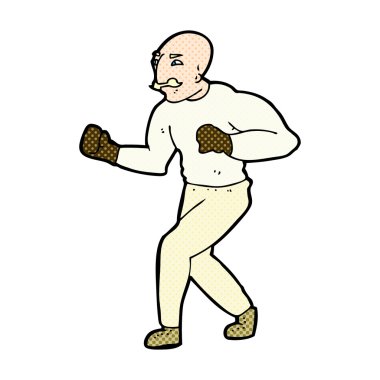 komik karikatür Victoria boksör