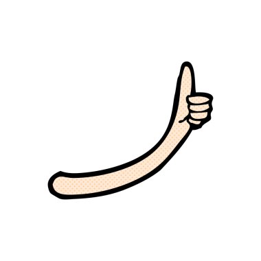 komik karikatür kol hareketi